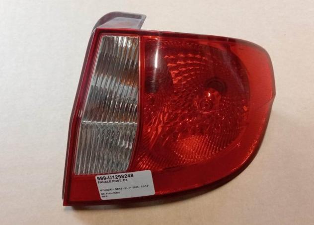 FANALE POST. DX 999-U1298248 Parti elettriche Fanaleria Fanali Fanale post. dx. HYUNDAI - GETZ - 01-11-2005 - 01-12-2009