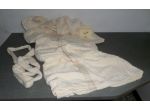 ACCAPPATOIO MODELLO A KIMONO DELLA "ZUCCHI" IN COTONE NATURALE.