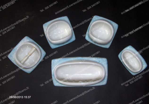 Accessori Bagno_Portasponi Ceramica da murare - Foto 3