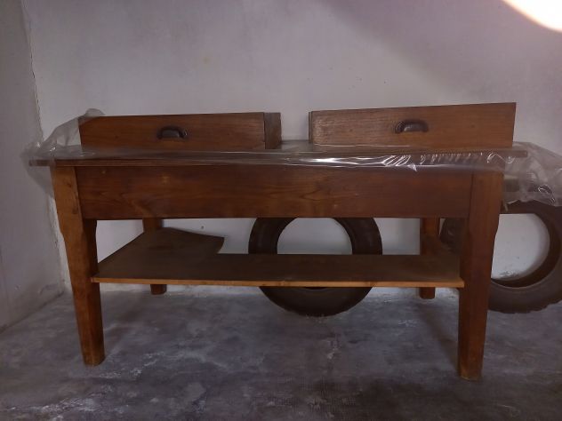 Tavolone in legno massiccio - Foto 3