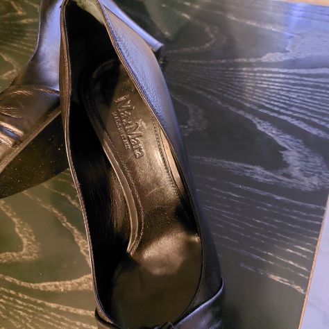 MaxMara scarpe decollelte tacco alto marroni n.39 - Foto 2