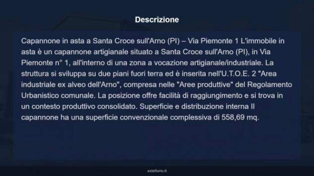 Immobile in asta di 558 m² in vendita a Santa Croce sull'Arno - Foto 9