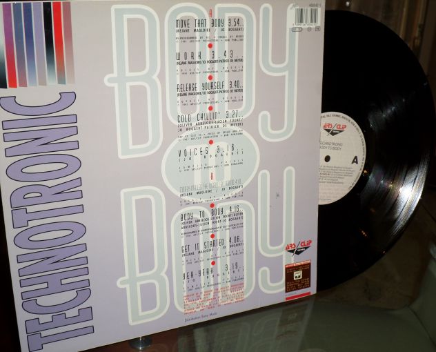 TECHNOTRONIC - Body To Body - LP / 33 giri 1991 ARS/Clip - Foto 2