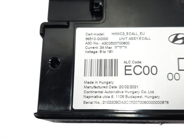 MODULO ELETTRONICO HYUNDAI Bayon Serie 96510-Q0000 G3LF Hybrid 1000 (21) - Foto 9
