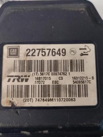 CENTRALINA ABS OPEL Insignia Berlina 22757649 diesel 1956 (0817) - Foto 2