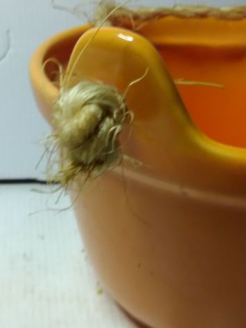 ciotola pubblicitaria in terracotta o ceramica dipinta - Foto 6