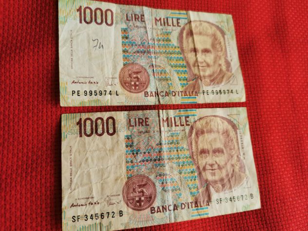 BANCONOTE ( MILLE LIRE ) - Foto 3