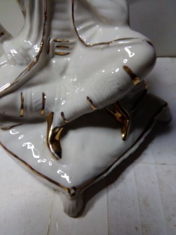 STATUINA IN CERAMICA FILETTATA ORO ZECCHINO AN 60 - Foto 4