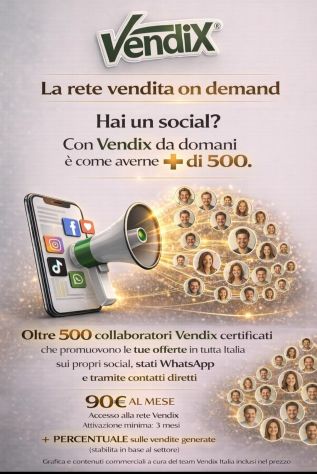Vuoi più clienti? Scopri Vendix – la rete vendita che lavora per te! - Foto 2