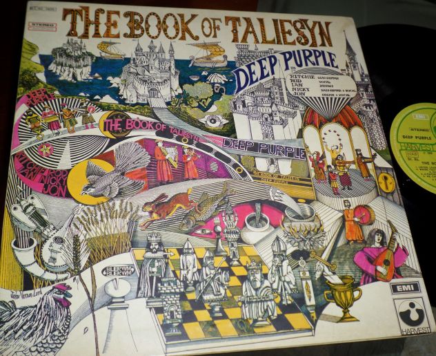 DEEP PURPLE - The Book of Taliesyn - LP / 33 rpm 1° Stampa 1969 Italy Harvest