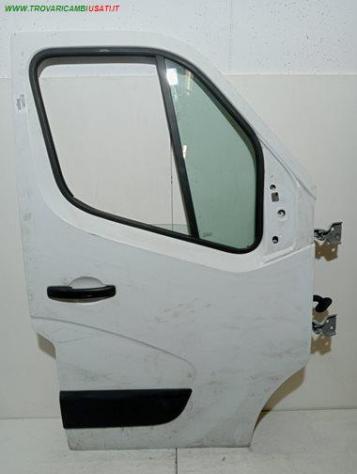PORTA ANT. DX BIANCO 999-U1310809 Carrozzeria  Lamierati esterni  Porte  Porta ant. dx. OPEL - MOVANO - 2010  2021, RENAULT - MASTER - 2010