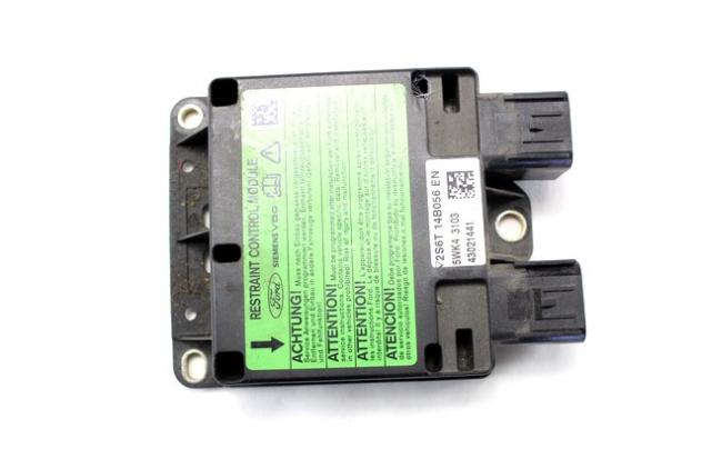 2S6T-14B056-EN KIT AIRBAG FORD FUSION 1.4 D 50KW 5M 5P (2003) RICAMBIO USATO CON PRETENSIONATORE CINTURA DI SICUREZZA ANTERIORE SINISTRA, CENTRALINA A - Foto 2