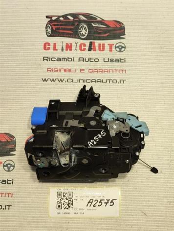 SERRATURA ANTERIORE DESTRA VOLKSWAGEN Touran 2° Serie 3D2837016S (0710) - Foto 3