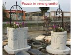 Pozzo da giardino in vera pietra granito