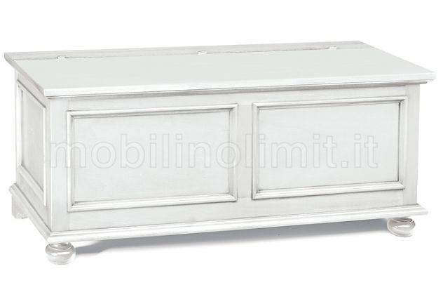 Cassapanca (120x44) - Bianco opaco - Nuovo