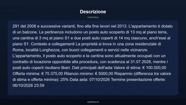Immobile in asta di 56 m² in vendita a Roma - Foto 11