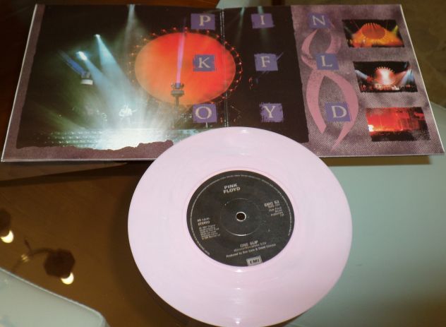 PINK FLOYD - One Slip - 7" / 33 RPM / 45 giri 1987 Limited Edition Pink Vinyl - Foto 5