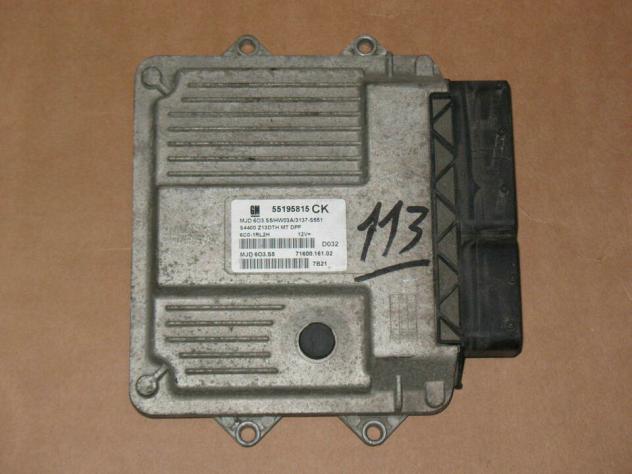 55195815CK ECU OPEL CORSA 55195815CK MJD 6O3.S5 HW03A 3137-S551