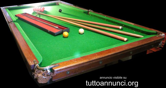 Biliardo Snooker Inglese fine 800 intero e completo - Foto 3