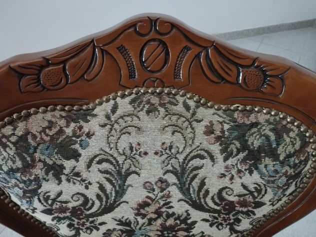 POLTRONA DA CAMERA STILE LUIGI VINTAGE 73X70 H40 TOT. 105 - Foto 6