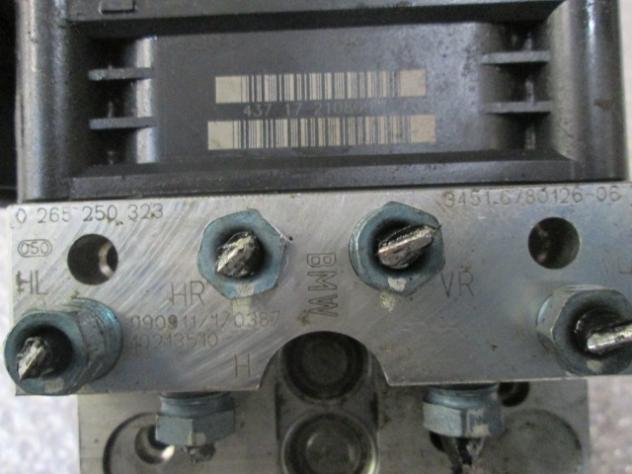 34516795778 CENTRALINA AGGREGATO POMPA ABS BMW X5 E70 3.0 D 173KW AUT 5P (2010) RICAMBIO USATO 01 ECU 34526795779-01 / 0265960351 - Foto 4
