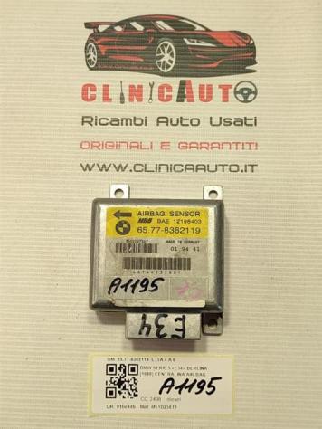 CENTRALINA AIRBAG BMW Serie 5 E34 Berlina 65.77-8362119 (8895)