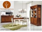 Mobili Classici In Legno Soggiorno Completo cod 993 in Stile Arte Povera Nuovo