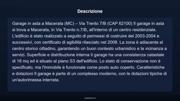 Immobile in asta di 18 m² in vendita a Macerata - Foto 4