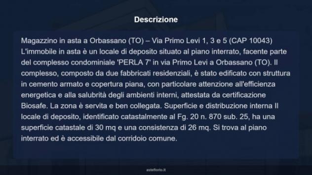 Immobile in asta di 30 m² in vendita a Orbassano - Foto 9
