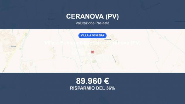 Immobile in asta di 121 m² con più di 5 locali e box auto doppio in vendita a Ceranova