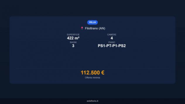 Immobile in asta di 422 m² con più di 5 locali e box auto in vendita a Filottrano - Foto 15