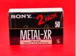 Audio Cassette SONY "METAL-XR 50" BI-PACK