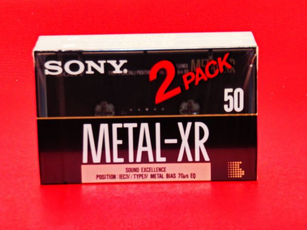 Audio Cassette SONY "METAL-XR 50" BI-PACK