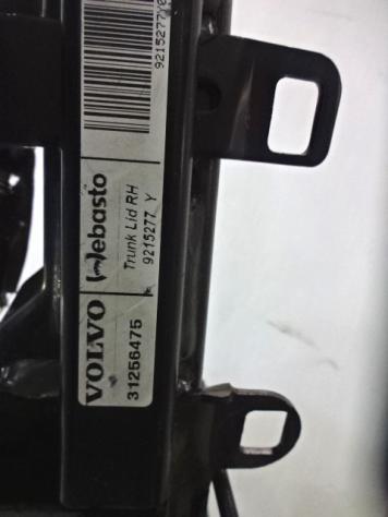 31256474 COPPIA MECCANISMI CERNIERE APERTURA COFANO POSTERIORE VOLVO C70 2.0 D 100KW 6M 2P (2009) RICAMBIO USATO 31256475 - Foto 4