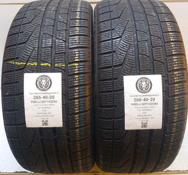 2 GOMME 265 40 20 PIRELLI A54585