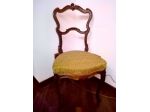 SEDIA ANTIQUARIATO FRANCESE FINE '800 IN NOCE RESTAURATA (SOLO RITIRO A ROMA)