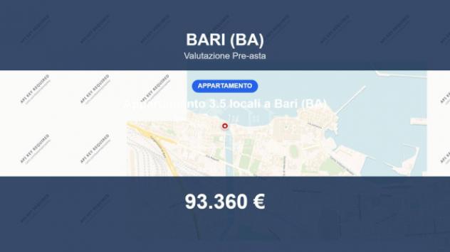 Immobile in asta di 55 m² in vendita a Bari