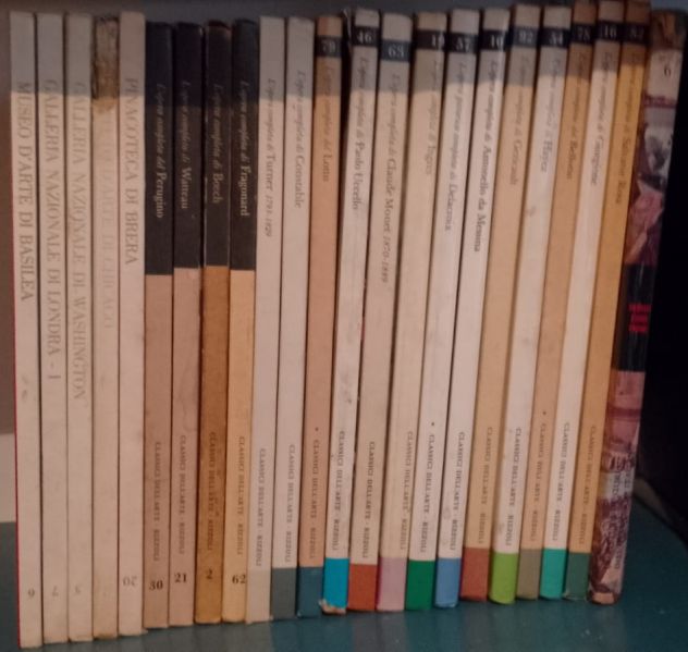 18 volumi "Classici dell'Arte" Rizzoli – Bosch, Monet, Velázquez, Hayez, e altri - Foto 3