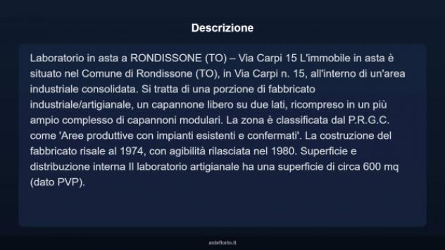 Immobile in asta di 600 m² in vendita a Rondissone - Foto 3