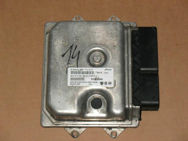 55255946 ECU FIAT PUNTO 1.3 75HP 55255946 MJD 8F3.GG MJD8F3.GG HW1FL