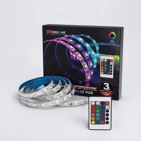 Striscia LED XTRIKE RGB USB con Telecomando – Nuova - Foto 2