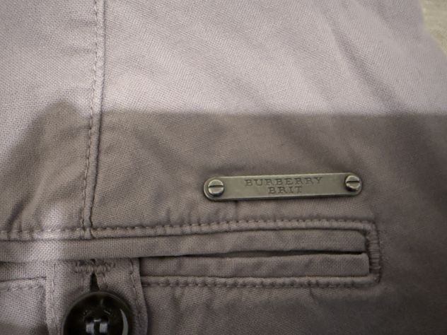 Pantalone burberry brit viola - Foto 3