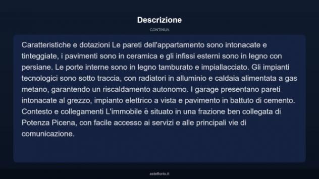 Immobile in asta di 79 m², box auto doppio in vendita a Potenza Picena - Foto 18