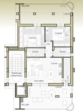 Appartamento in vendita a Empoli 84 mq Rif: 1316198 - Foto 8