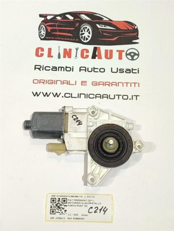 MOTORINO ALZAVETRO POSTERIORE DESTRA FIAT Freemont 1° Serie 0130822474 964368-101 939B5000 (11) - Foto 2