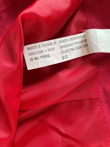 Gonna Conbipel rossa da donna con zip posteriore - Taglia 46 - Foto 3