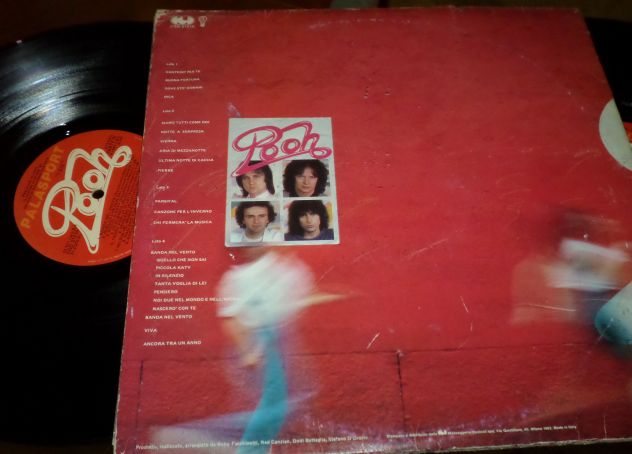 POOH - Palasport - 2 x LP / 33 giri 1° Stampa 1982 CGD Italy - Foto 3