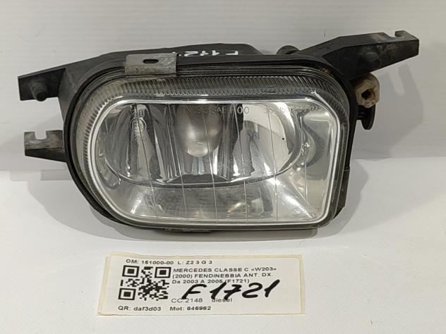 FENDINEBBIA ANTERIORE DX MERCEDES Classe C Berlina W203 151000-00 ...