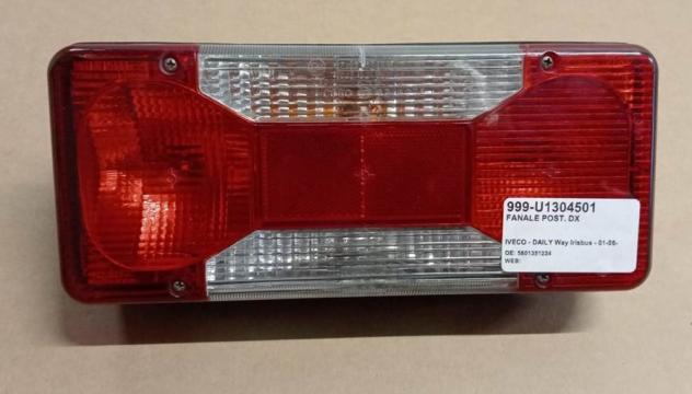 FANALE POST. DX 999-U1304501 Parti elettriche  Fanaleria  Fanali  Fanale post. dx. FIAT - DOBLO - 01-03-2015 - 05 - 2021, FIAT - DOBLO Cassona