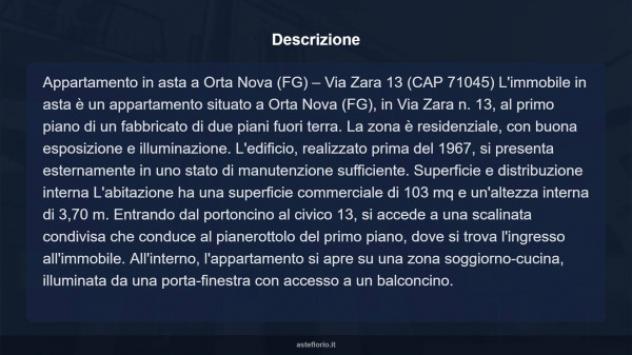 Immobile in asta di 103 m² in vendita a Orta Nova - Foto 15